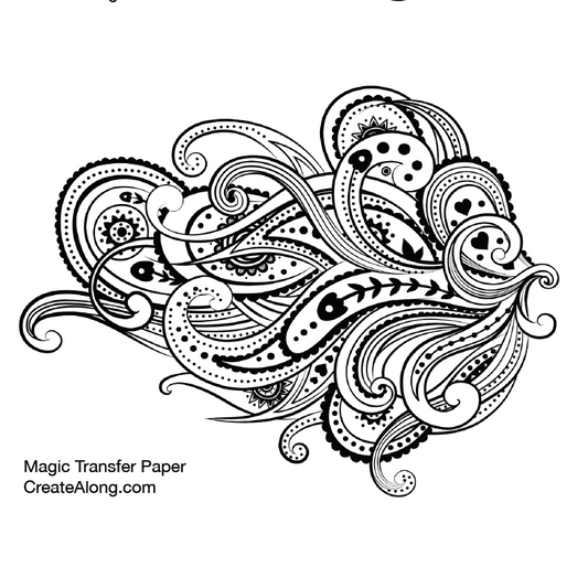Magic Transfer Paper Original© 20 Sheets Water Soluble Clay