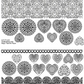 Digital Love & Lace Image Transfer PDF for creating images on raw polymer clay and for use with Magic Transfer Paper