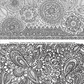 Digital Paisley Garden Party & Floral Fantasy Image Transfer PDF for creating images on raw polymer clay and for use with Magic Transfer Paper