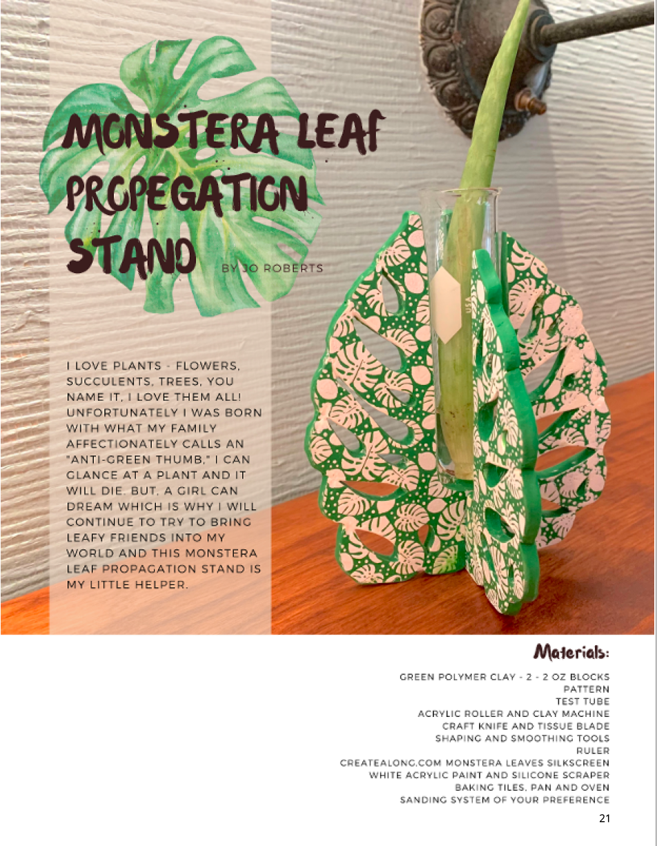 Sculpture & Halloween Tutorials Magazine: October 2021 Passion for Polymer Clay DIGITAL Downloadable PDF