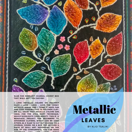 Metallic & Pearl Effect Tutorials Magazine: November 2021 Passion for Polymer Clay DIGITAL Downloadable PDF - Create Along 