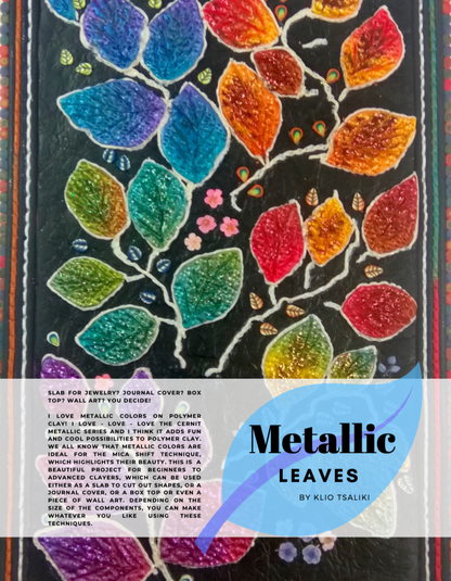 Metallic & Pearl Effect Tutorials Magazine: November 2021 Passion for Polymer Clay DIGITAL Downloadable PDF - Create Along 