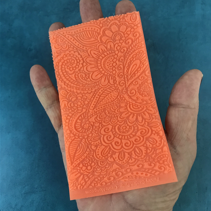 Wood planks Fairy Door Texture Mat Silicone rubber Stamp for polymer clay paper Gelli plate and resin