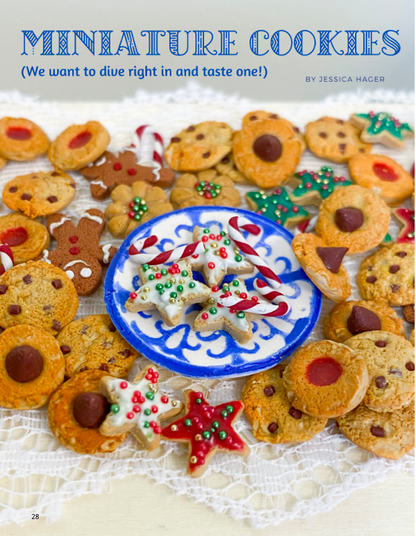 Miniatures & Faux Effects Tutorials Magazine: December 2021 Passion for Polymer Clay DIGITAL Downloadable PDF - Create Along 