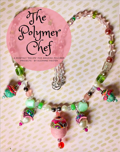 Polymer Clay Components Tutorials Magazine: January 2022 Passion for Polymer Clay DIGITAL Downloadable PDF - Create Along 