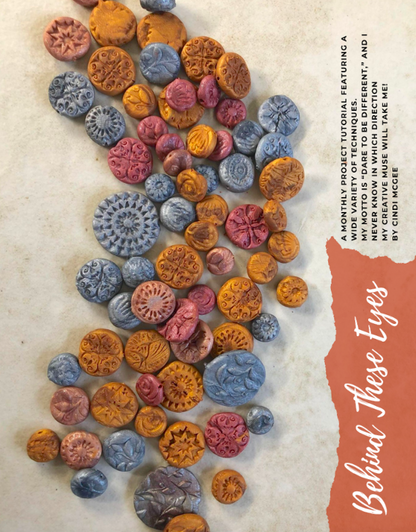 Polymer Clay Components Tutorials Magazine: January 2022 Passion for Polymer Clay DIGITAL Downloadable PDF - Create Along 