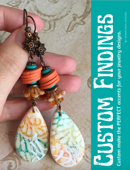 Polymer Clay Components Tutorials Magazine: January 2022 Passion for Polymer Clay DIGITAL Downloadable PDF - Create Along 