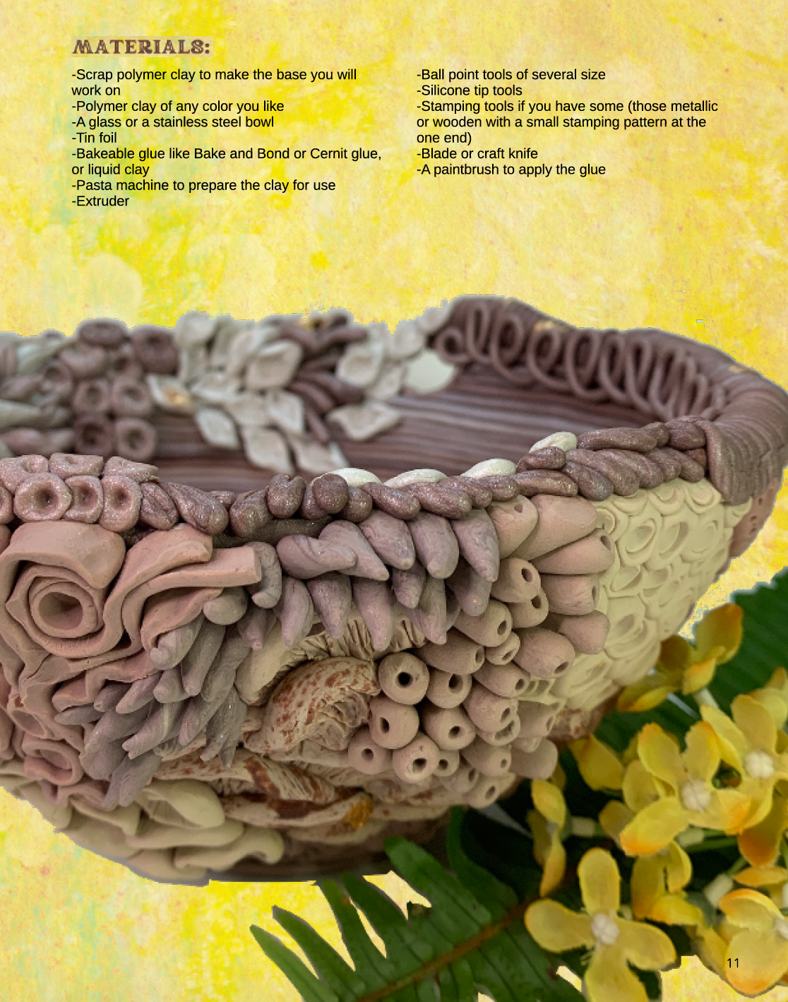 Texture Tutorials Magazine: March 2022 Passion for Polymer Clay DIGITAL Downloadable PDF