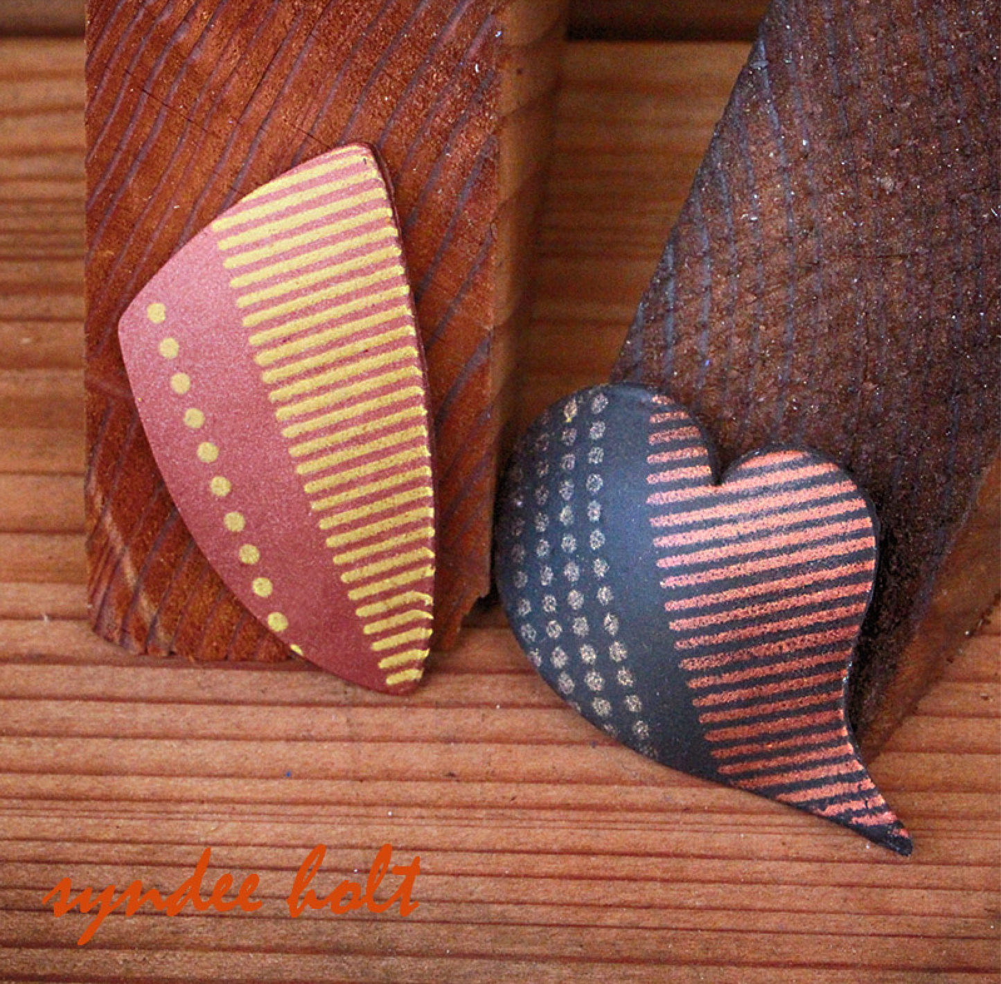 Syn’s #14 Stripes and Dots Geometric Silkscreen For Crafting Polymer Clay + Mixed Media