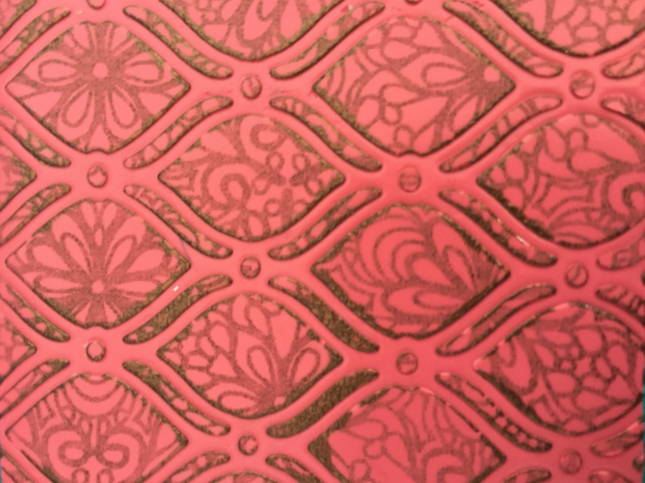 Textured Brocade Technique tutorial PDF for polymer clay art and jewelry Workshop - Create Along 