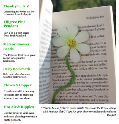 PCU Polymer Clay Universe Magazine September 2017 5 tutorials - Create Along 
