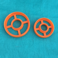 2" Circle polymer clay cutter center cut out set of 2 donut pendant Jewelry Sized - Polymer Clay TV tutorial and supplies