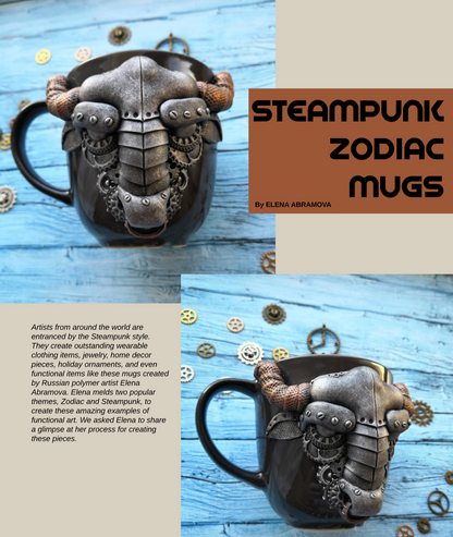 January 2019 Passion for Polymer Clay Magazine V1 Digital instant download - Create Along 