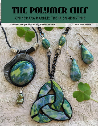 March Volume 2 DIGITAL Passion for Polymer clay magazine downloadable PDF - Create Along 