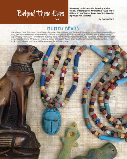 June 2019 Passion for Polymer Digital Download PDF magazine - Create Along 