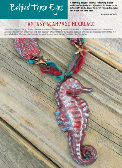 August 2019 Passion for Polymer clay magazine- DIGITAL PDF download - Create Along 