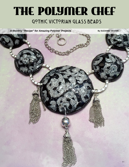 DIGITAL October 2019 Passion for Polymer clay magazine mixed media pdf download - Create Along 