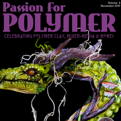 DIGITAL November 2019 download PDF Passion for Polymer clay project book magazine mixed media - Create Along 