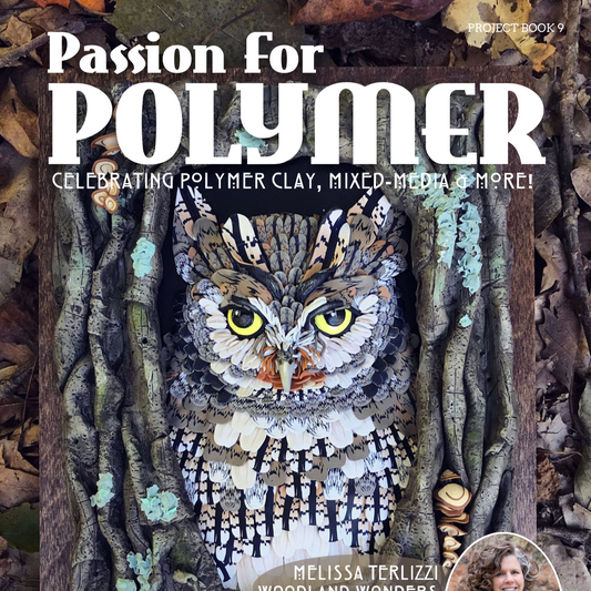 DIGITAL December 2019 download PDF Passion for Polymer clay project book magazine mixed media - Polymer Clay TV tutorial and supplies