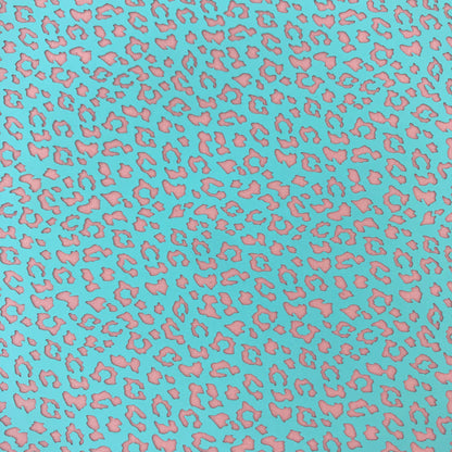 Silkscreen Stencil Snow Leopard Cheetah For Polymer Clay And Mixed Media Overall Design - Create Along 