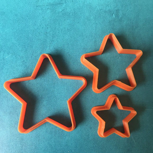 Stars Graduated set of 3 Cutters for polymer clay celestial - Create Along 