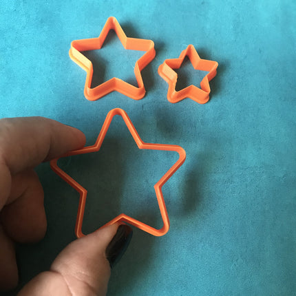 Stars Graduated set of 3 Cutters for polymer clay celestial - Create Along 