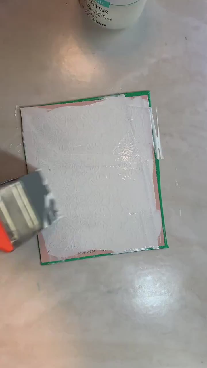 Tropical Vibe Silkscreen Stencil For Polymer Clay DIY