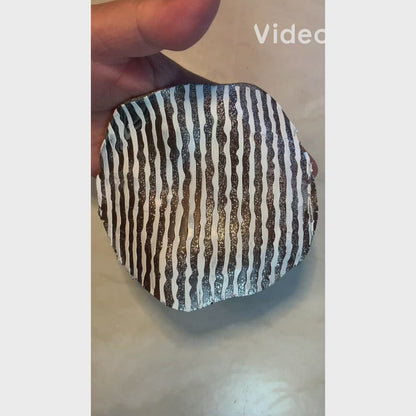 Ripped design Mylar Stencil great for Polymer Clay Art Jewelry Mixed Media