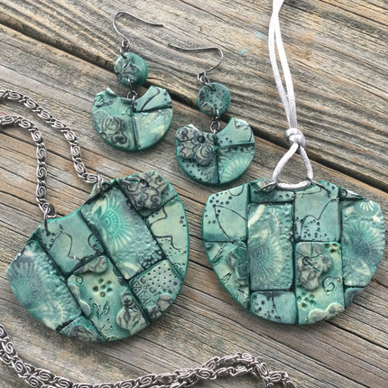 Tribal Shells Jewelry Sized Set Of 3 Cutters For Polymer Clay And Mixed Media - Create Along 