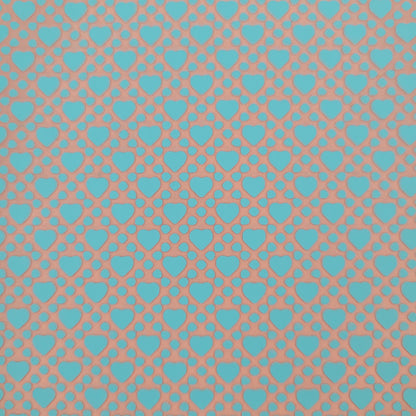 Rattan Hearts Valentines polymer clay silk screen stencil - Create Along 