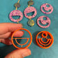 Sliced Rounds polymer clay cutter set donut macrame beading earrings