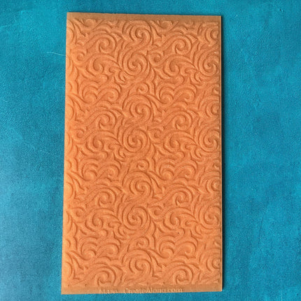 Maze Texture Stamp Mat Silicone rubber for polymer clay paper Gelli plate and resin - Create Along 