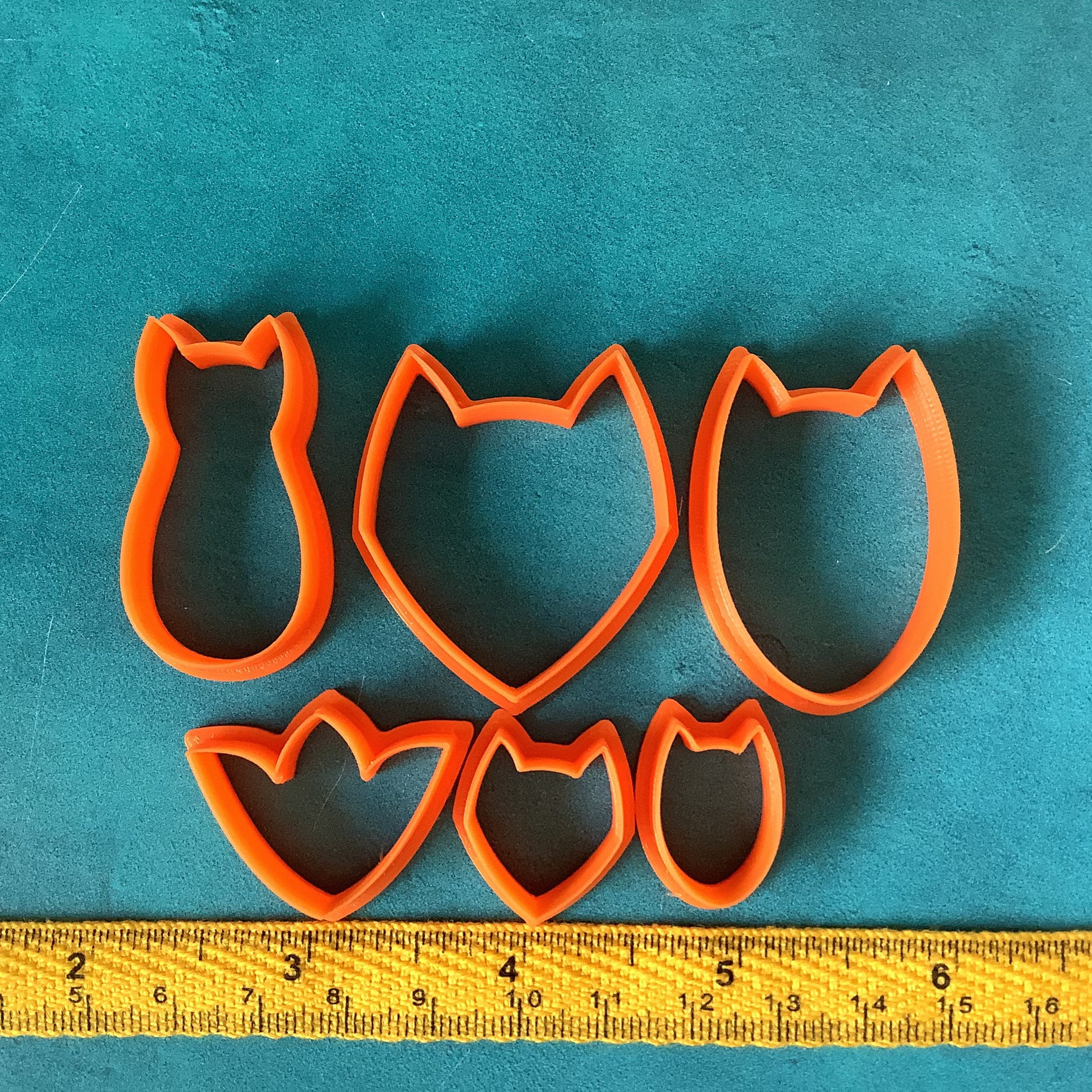 Polymer clay cutter 3D print cutters Jewelry Earrings Cat shape