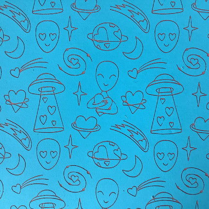 Silkscreen Alien Invasion Stencil Polymer Clay cute earring silk screen - Create Along 