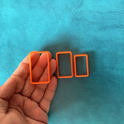 Rounded Rectangle Polymer Clay Cutter Set | Tarot card ratio clay cutters - Create Along 