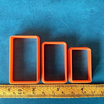 Rounded Rectangle Polymer Clay Cutter Set | Tarot card ratio clay cutters - Create Along 
