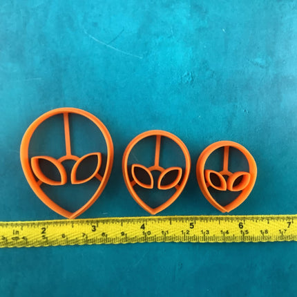 Aliens Among Us Jewelry Sized set of 3 Cutters for Polymer Clay and Mixed Media DIY - Create Along 
