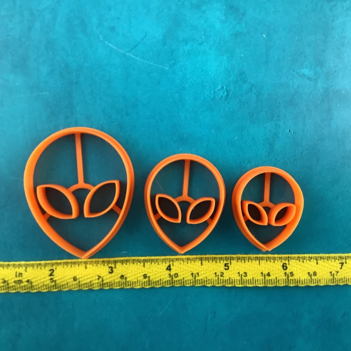 Aliens Among Us Jewelry Sized set of 3 Cutters for Polymer Clay and Mixed Media DIY