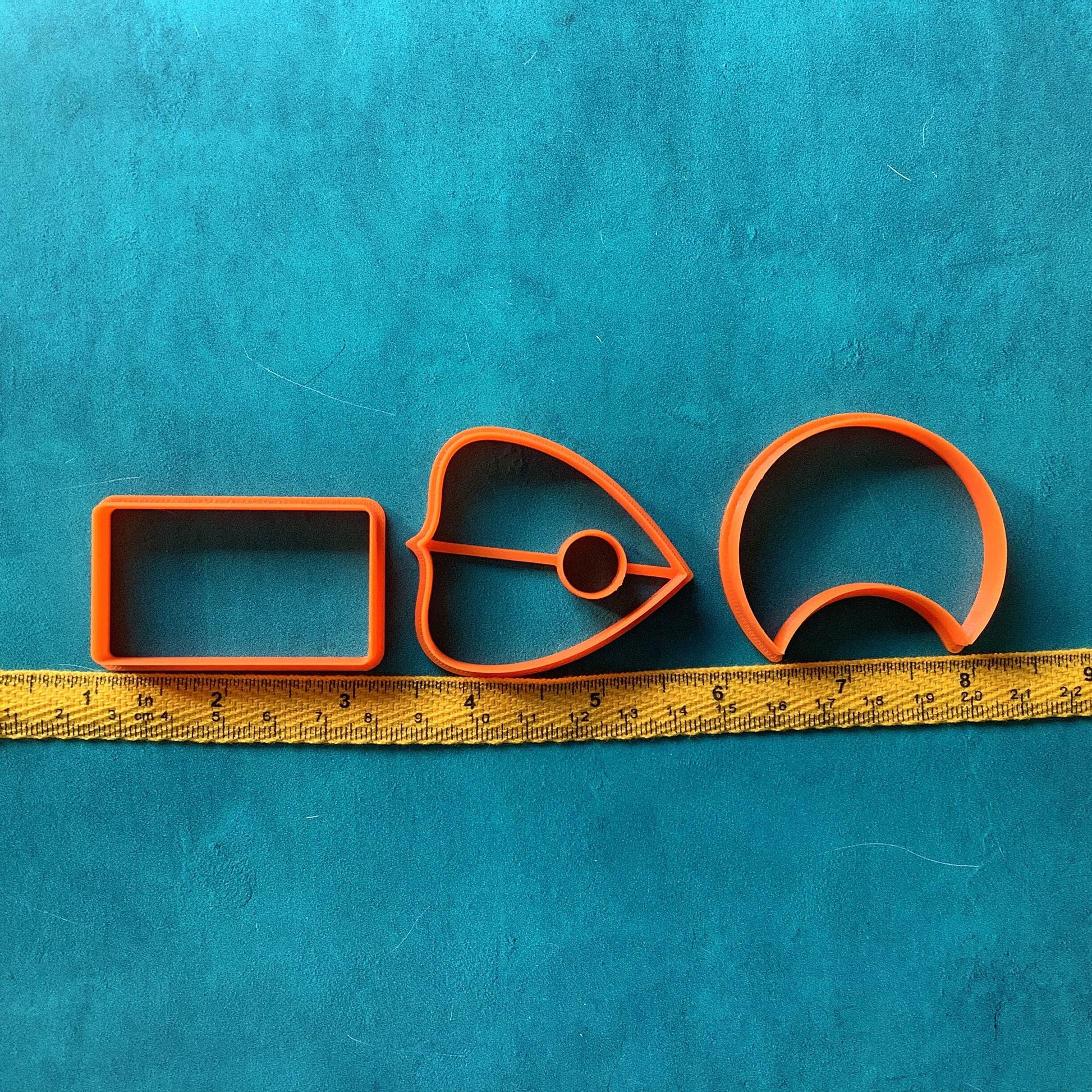 Oracle Reader Jewelry Sized set of 3 Cutters for Polymer Clay and Mixed Media DIY