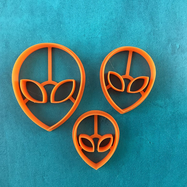 Aliens Among Us Jewelry Sized set of 3 Cutters for Polymer Clay and Mixed Media DIY - Create Along 