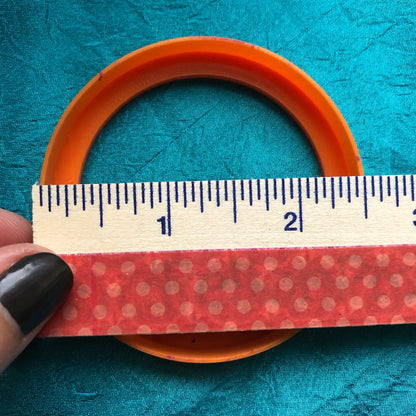 Circle Round Statement 2.5 inch polymer clay trading coin pendant Cutter Basics - Create Along 