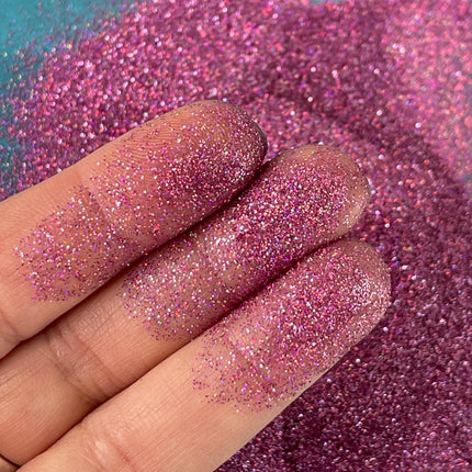 Misty Lavender Fine Glitter holo for pens candles earrings clay resin mugs slime tumblers nail art 2 oz - Create Along 