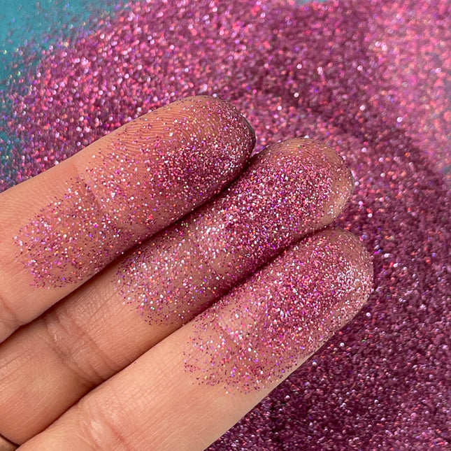 Misty Lavender Fine Glitter holo for pens candles earrings clay resin mugs slime tumblers nail art 2 oz - Create Along 