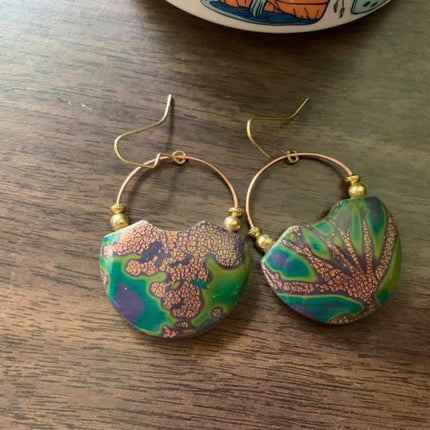 Tribal Shells Jewelry Sized Set Of 3 Cutters For Polymer Clay And Mixed Media - Create Along 