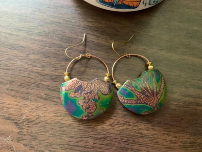 Tribal Shells Jewelry Sized Set Of 3 Cutters For Polymer Clay And Mixed Media - Create Along 