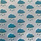 Rain Clouds Mylar Stencil texture sheet for polymer clay earrings art jewelry mixed media