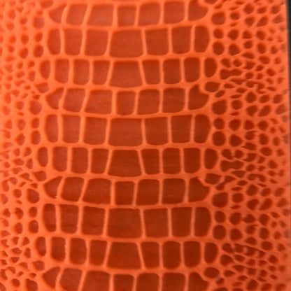 Crocodile Animal Print Texture Mat Silicone rubber Stamp for polymer clay paper Gelli plate and resin - Create Along 