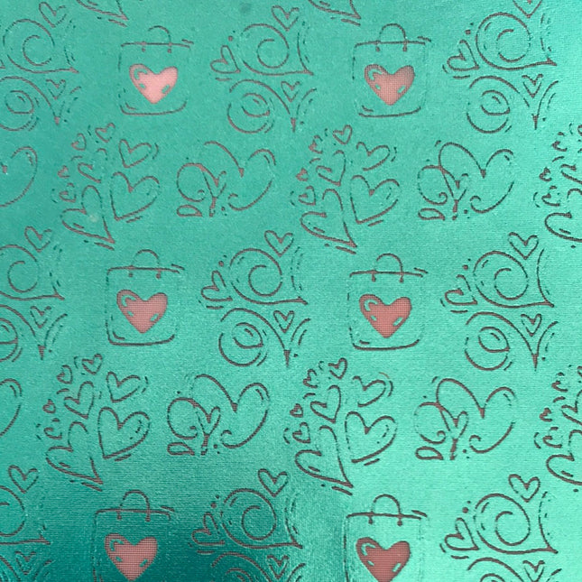 Love Delivered Heart Valentines Day Silkscreen Stencil Crafting, Polymer Clay, Art Jewelry, and Mixed Media - Create Along 