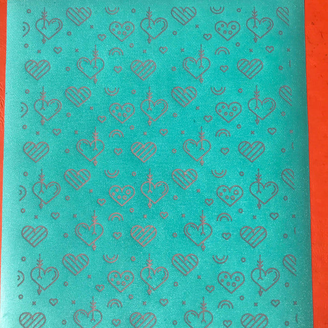 Dagger Hearts Silkscreen Valentine For Crafting, Polymer Clay Earrings Jewelry + Mixed Media - Create Along 