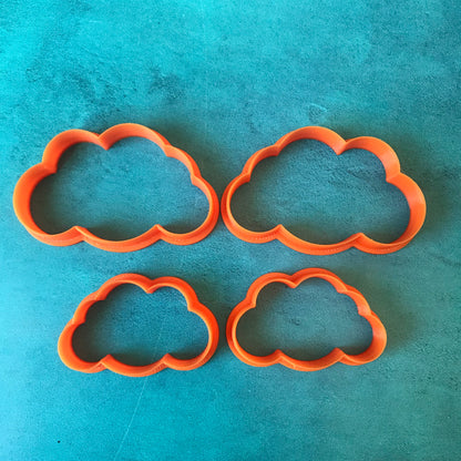 Clouds polymer clay cutter set jewelry earrings pendant small sharp clay cutters